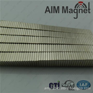 10x 6x1.5mm Rectangle N52 Nickel Rare earth magnet
